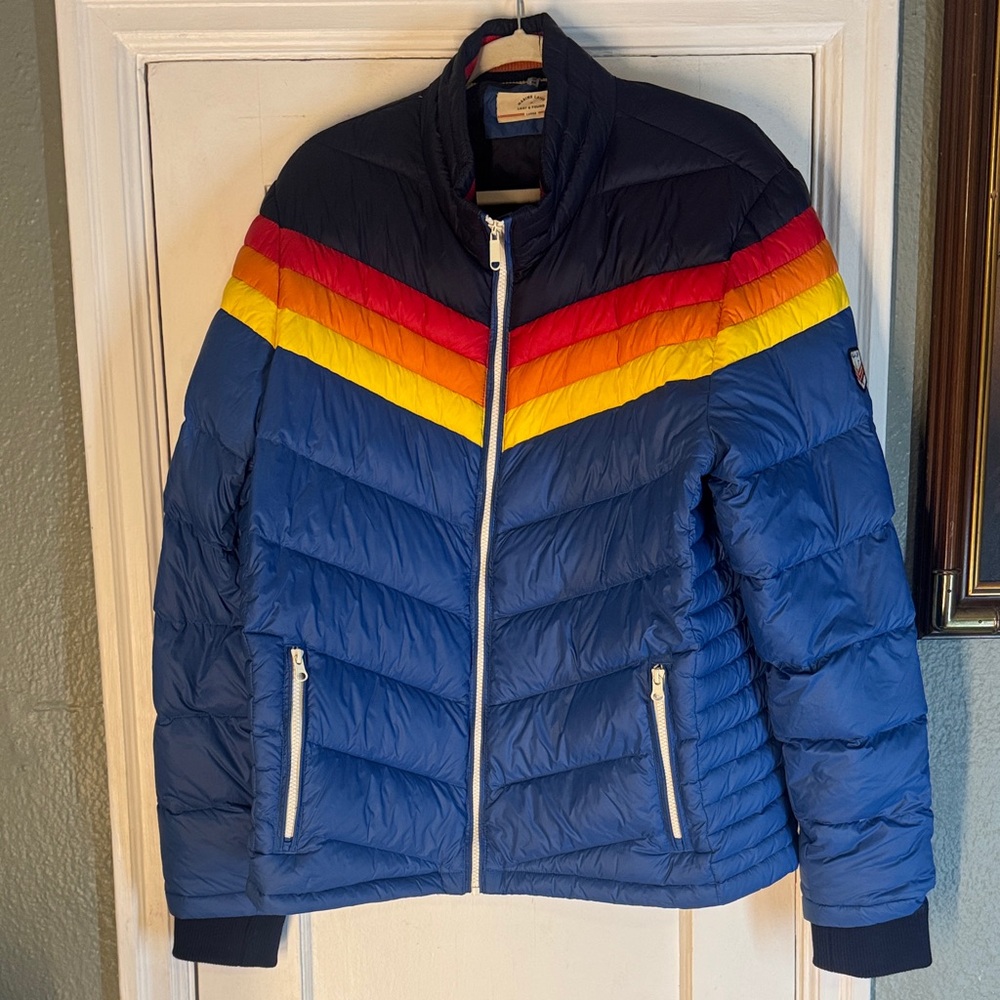 Marine Layer Multicolor Chevron Jacket